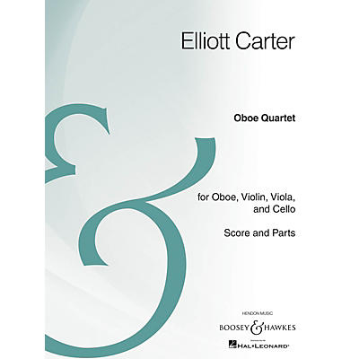 Boosey and Hawkes Oboe Quartet Boosey & Hawkes Chamber Music Series by Elliott Carter