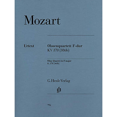 G. Henle Verlag Oboe Quartet F Major K.370 (368b) Henle Music Folios Series Softcover by Wolfgang Amadeus Mozart