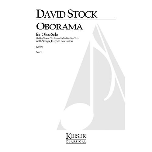 Lauren Keiser Music Publishing Oborama (Oboe Family Solo, Strings, Harp, and Percussion) LKM Music Series by David Stock