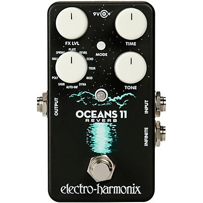 Electro-Harmonix Oceans 11 Digital Reverb Guitar Effects Pedal