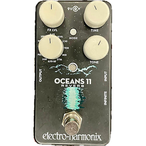 Electro-Harmonix Oceans 11 Reverb Effect Pedal