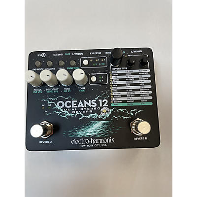 Electro-Harmonix Oceans 12 Dual Stereo Reverb Effect Pedal