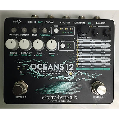 Electro-Harmonix Oceans 12 Reverb Effect Pedal