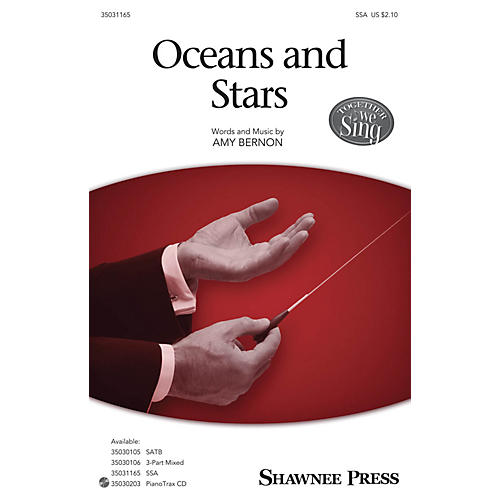Shawnee Press Oceans and Stars SSA composed by Amy Bernon