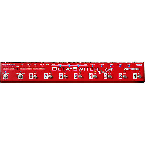 Carl Martin Octa-Switch the Strip Condition 1 - Mint Red