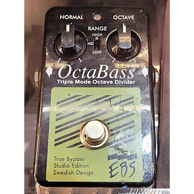 EBS Octabass Triple Mode Bass Octave Divider Bass Effect Pedal