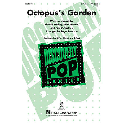 Hal Leonard Octopus's Garden (Discovery Level 2) 3-Part Mixed arranged by Roger Emerson