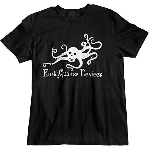 EarthQuaker Devices Octoskull T-Shirt Large Black