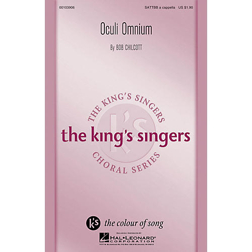 Hal Leonard Oculi Omnium SATTBB A Cappella by The King's Singers composed by Bob Chilcott