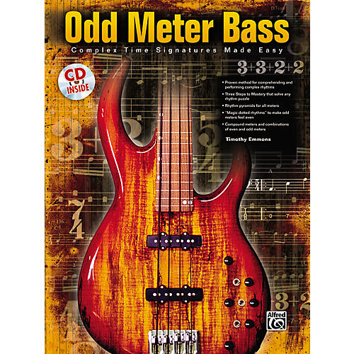 Alfred Odd Meter Bass: Complex Time Signatures Made Easy - By Tim Emmons (Book/CD)