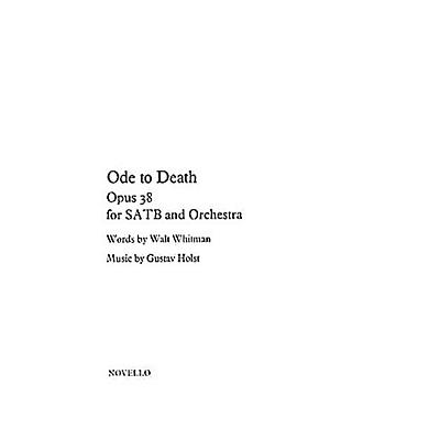 Novello Ode to Death (Op.38) SATB Composed by Gustav Holst