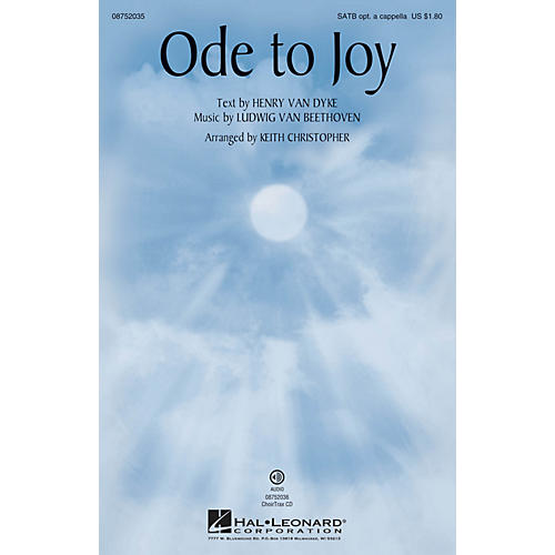 Hal Leonard Ode to Joy SATB arranged by Keith Christopher