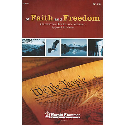 Shawnee Press Of Faith and Freedom (SATB) SATB composed by Joseph M. Martin