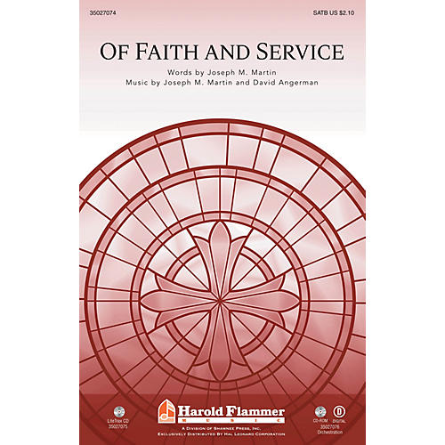 Shawnee Press Of Faith and Service (Incorporating Lead On, O King Eternal) ORCHESTRATION ON CD-ROM by Joseph M. Martin
