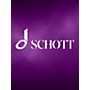 Schott Of Household Rule (5 Songs/#3) SSATB Composed by Paul Hindemith