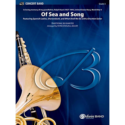 BELWIN Of Sea and Song Concert Band Grade 3 (Medium Easy)