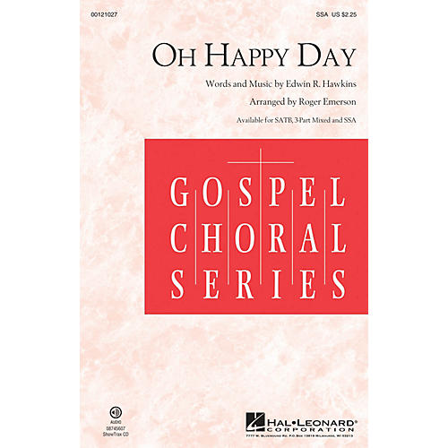 Hal Leonard Oh Happy Day SSA