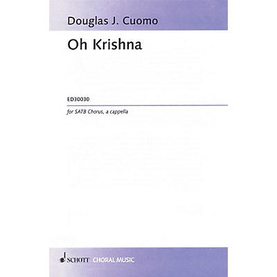 Hal Leonard Oh Krishna (SATB) SATB Composed by Douglass Cuomo