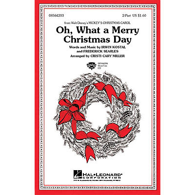 Hal Leonard Oh What a Merry Christmas Day (from Mickey's Christmas Carol) ShowTrax CD Arranged by Cristi Cary Miller