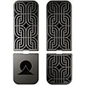 Ohma World Ohma World Motif Screen Set White & Stainless SteelBlack & Black