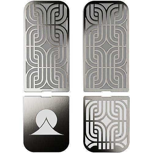 Ohma World Ohma World Motif Screen Set White & Stainless Steel