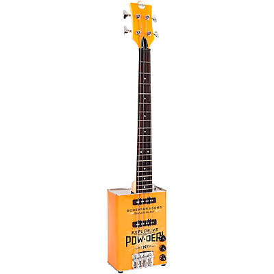 Bohemian Guitars Oil Can Explosive Powder TNT Electric Bass