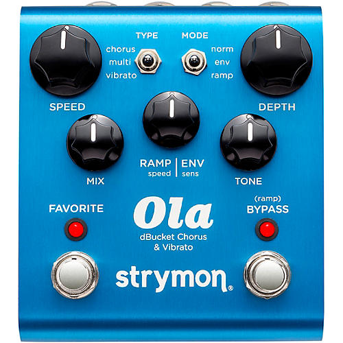 Strymon Ola Chorus/Vibrato Effects Pedal Blue | Musician's Friend