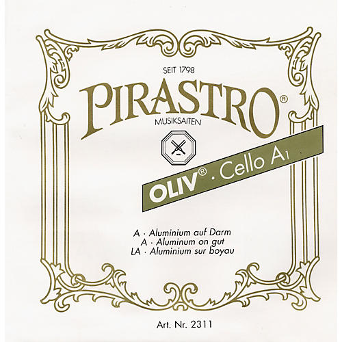 Pirastro Oliv Series Cello A String 4/4 - 22 Gauge