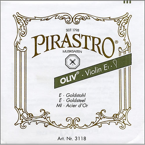 Pirastro Oliv Series Violin D String 4/4 - Silver 14-1/4 Gauge