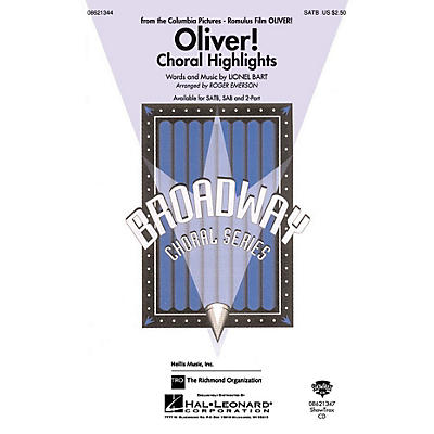 Hal Leonard Oliver Choral Highlights ShowTrax CD Arranged by Roger Emerson