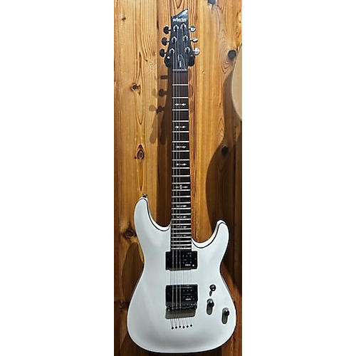 Schecter Guitar Research Omen 6 Solid Body Electric Guitar Arctic White
