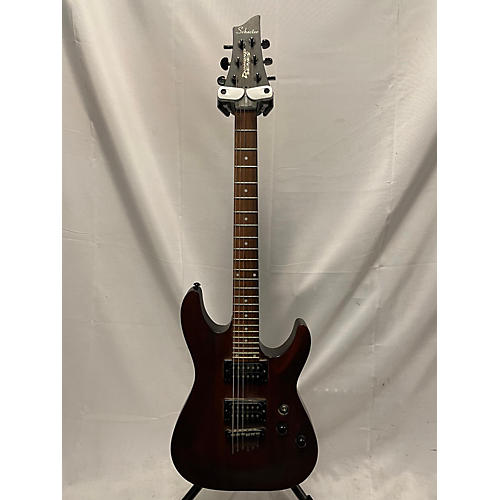 Schecter Guitar Research Omen 6 Solid Body Electric Guitar Brown