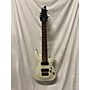 Used Schecter Guitar Research Omen 8 Solid Body Electric Guitar Olympic White