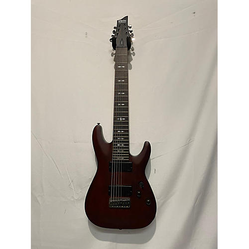 Schecter Guitar Research Omen 8 Solid Body Electric Guitar Walnut
