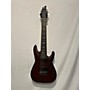 Used Schecter Guitar Research Omen 8 Solid Body Electric Guitar Walnut
