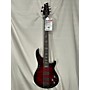 Used Schecter Guitar Research Omen Elite 5 Electric Bass Guitar Crimson Red Burst