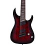 Open-Box Schecter Guitar Research Omen Elite-7 MS Electric Guitar Condition 1 - Mint Black Cherry Burst