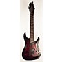 Used Schecter Guitar Research Omen Elite 8 MS Solid Body Electric Guitar Red