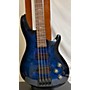 Used Schecter Guitar Research Omen Elite Electric Bass Guitar See Through Blue Burst