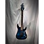 Used Schecter Guitar Research Omen Elite Fr Solid Body Electric Guitar Blue