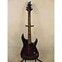 Used Schecter Guitar Research Omen Elite Solid Body Electric Guitar Red