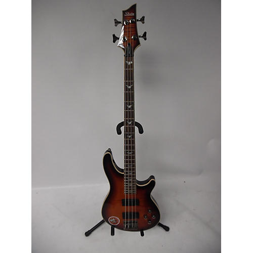 Schecter Guitar Research Omen Extreme 4 String Electric Bass Guitar Orange