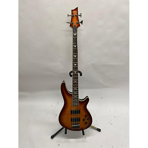 Schecter Guitar Research Omen Extreme 4 String Electric Bass Guitar Tobacco Burst