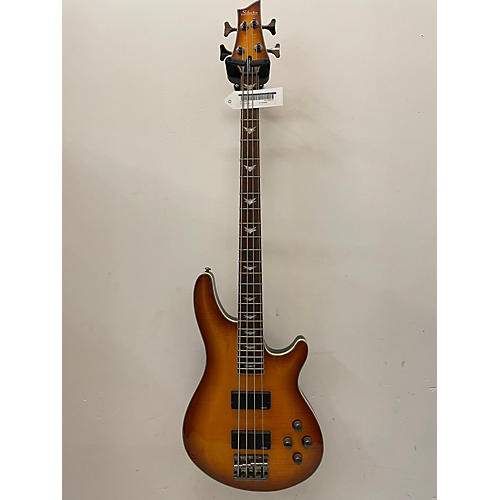 Schecter Guitar Research Omen Extreme 4 String Electric Bass Guitar Sunburst