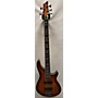 Used Schecter Guitar Research Omen Extreme 5 String Electric Bass Guitar Vintage Sunburst
