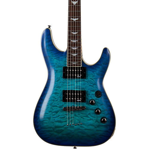Schecter Guitar Research Omen Extreme-6 Electric Guitar Condition 2 - Blemished Ocean Blue Burst 197881161361