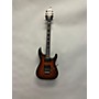 Used Schecter Guitar Research Omen Extreme 6 Floyd Rose Solid Body Electric Guitar tiger flame