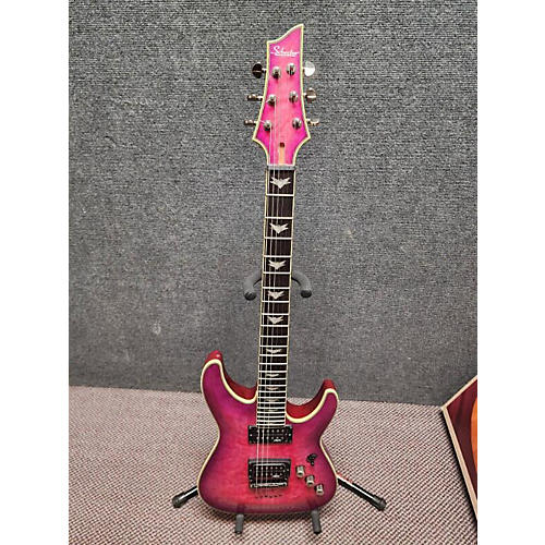 Schecter Guitar Research Omen Extreme 6 Solid Body Electric Guitar magenta burst