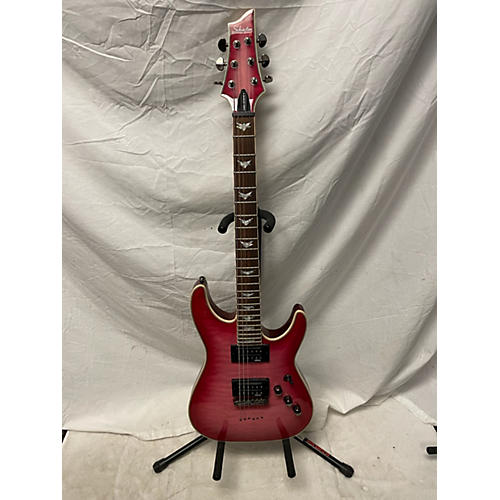 Schecter Guitar Research Omen Extreme 6 Solid Body Electric Guitar HOT PINK BURST