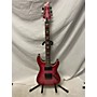 Used Schecter Guitar Research Omen Extreme 6 Solid Body Electric Guitar HOT PINK BURST